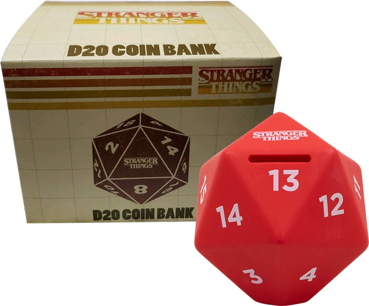 Stranger Things Exclusive Collector Plastic D20 Coin Bank